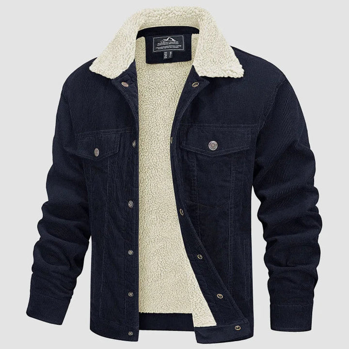 LEONARD | MEN'S CORDUROY JACKET LINED CASUAL 3