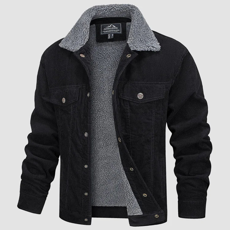 LEONARD | MEN'S CORDUROY JACKET LINED CASUAL 4