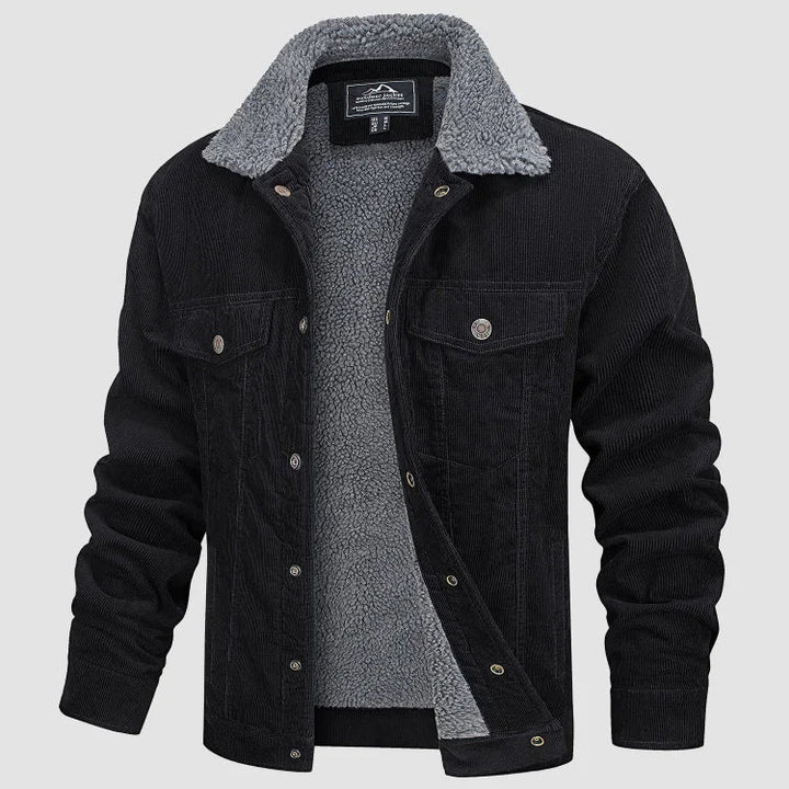 LEONARD | MEN'S CORDUROY JACKET LINED CASUAL 4