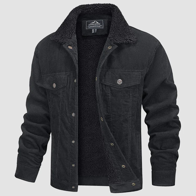 LEONARD | MEN'S CORDUROY JACKET LINED CASUAL 5