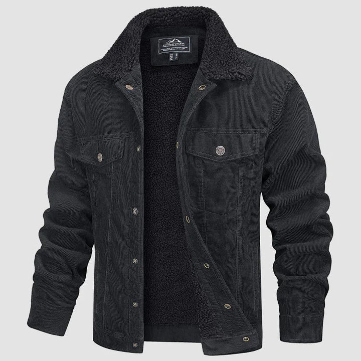 LEONARD | MEN'S CORDUROY JACKET LINED CASUAL 5
