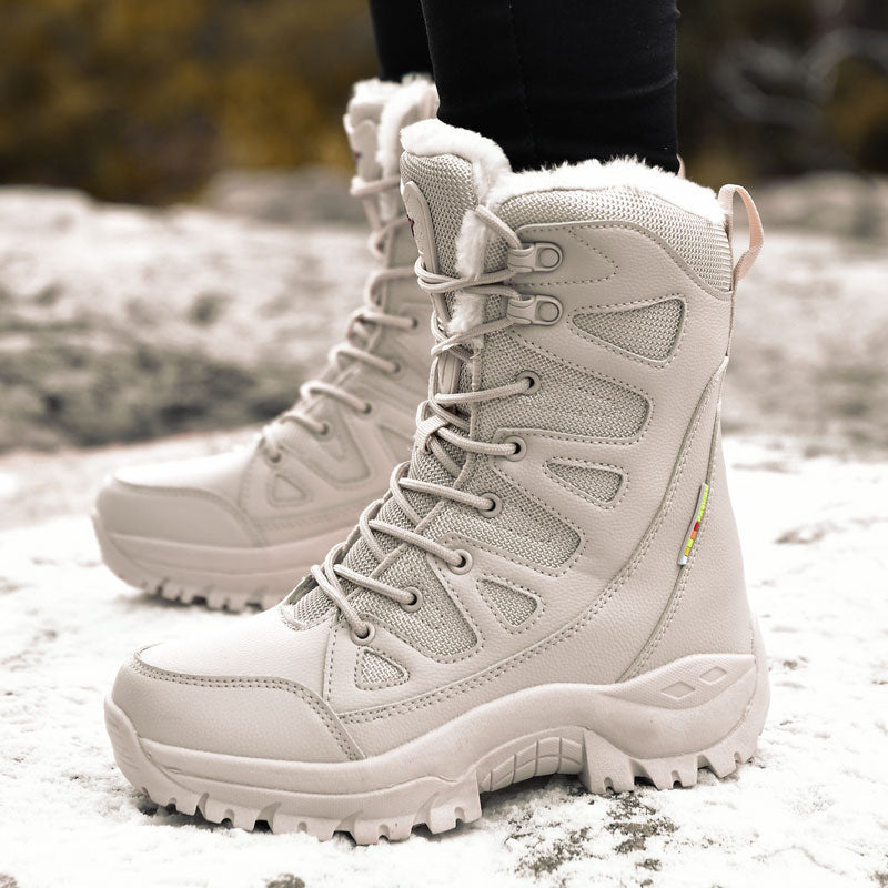Women's Waterproof Winter Hiking Boots – Detail View