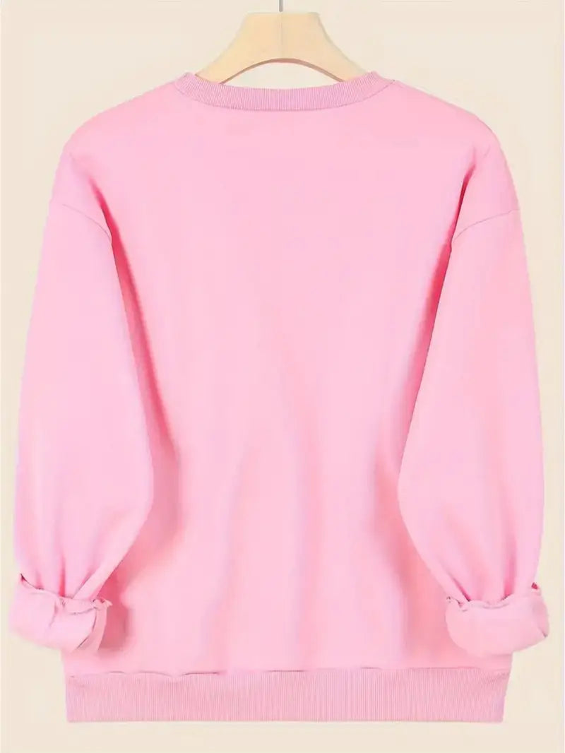 Women's Crew Neck Sweatshirt – Detail View