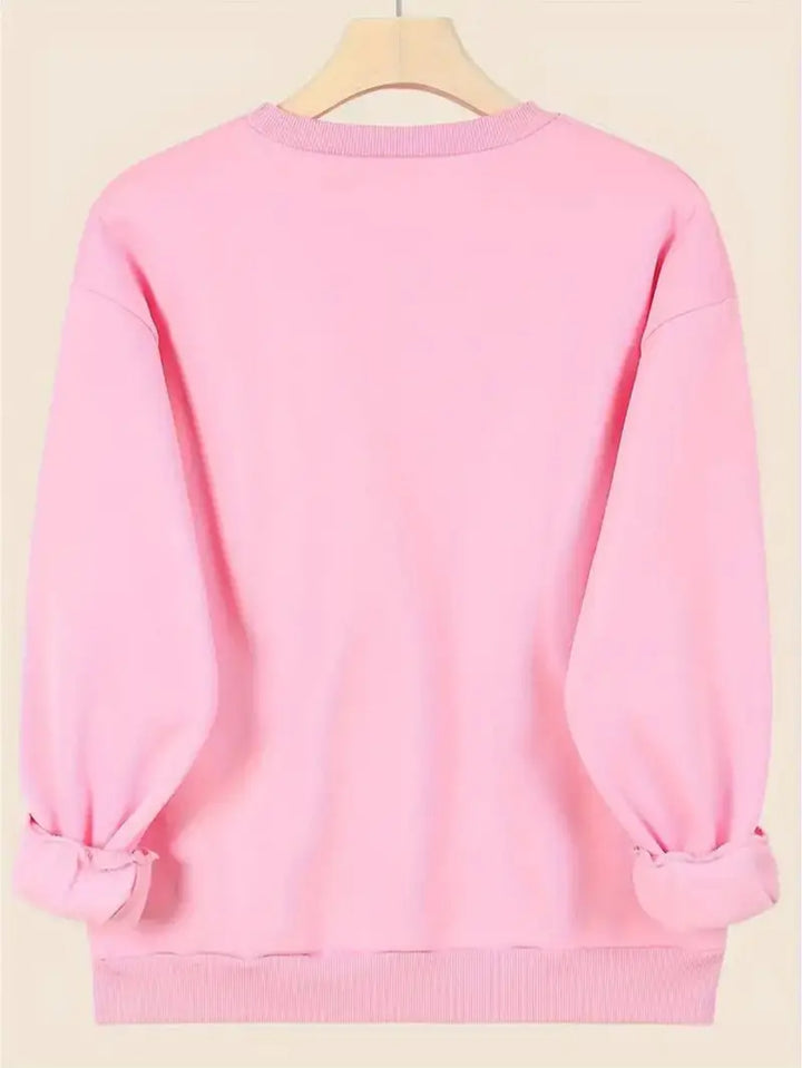 Women's Crew Neck Sweatshirt – Detail View