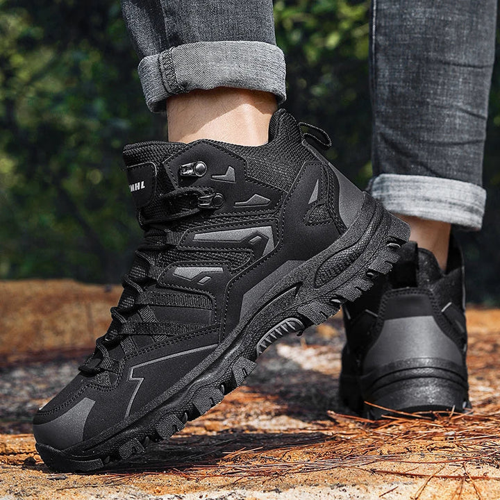 Women's Waterproof Hiking Boots – Black