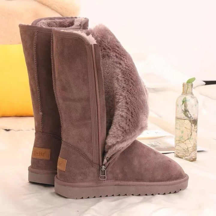 MADELEINE | WOMEN'S MID CALF BOOTS SUEDE FUR LINED WINTER 1
