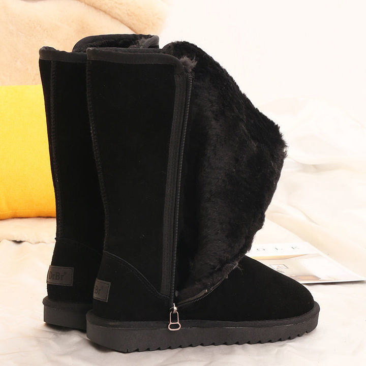 MADELEINE | WOMEN'S MID CALF BOOTS SUEDE FUR LINED WINTER 2