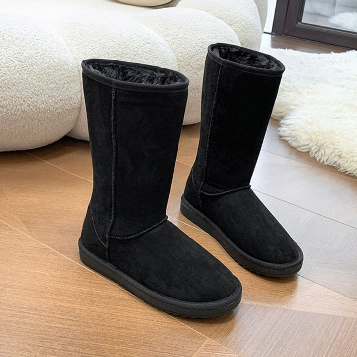 MADELEINE | WOMEN'S MID CALF BOOTS SUEDE FUR LINED WINTER 5
