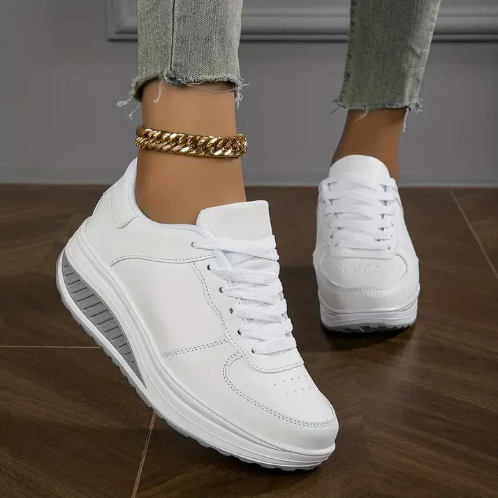 MAISIE | WOMEN'S PLATFORM SNEAKERS LACE UP COMFORT 1