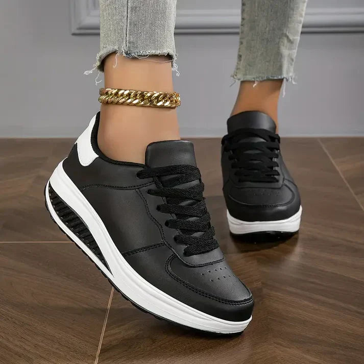 MAISIE | WOMEN'S PLATFORM SNEAKERS LACE UP COMFORT 2