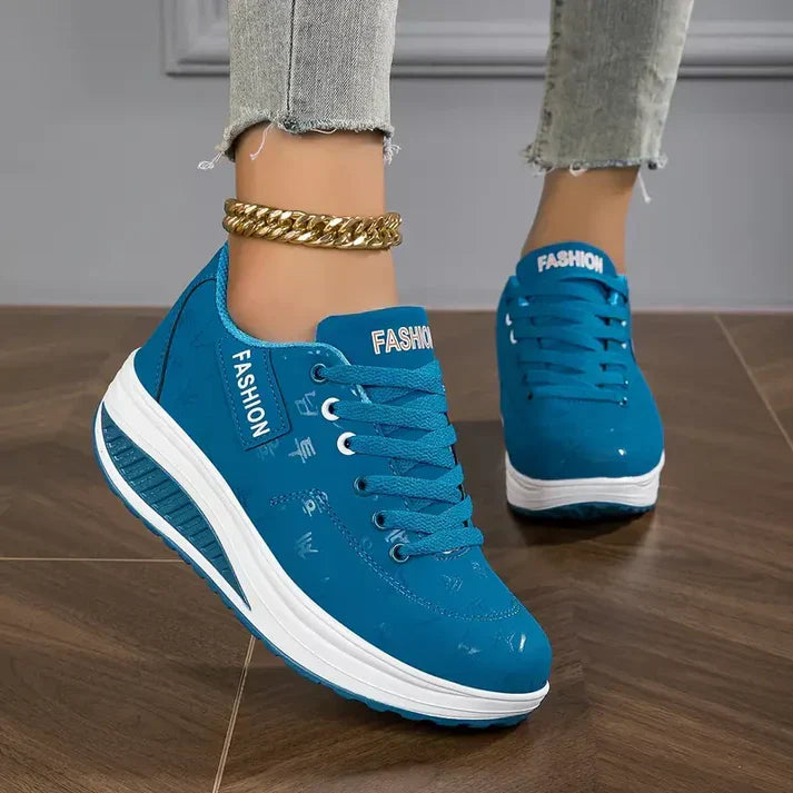 MAISIE | WOMEN'S PLATFORM SNEAKERS LACE UP COMFORT 3