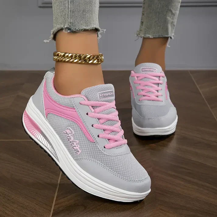 MAISIE | WOMEN'S PLATFORM SNEAKERS LACE UP COMFORT 4