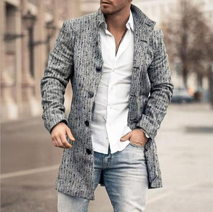 MALCOLM - WASHED BUTTON TRENCH COAT 8