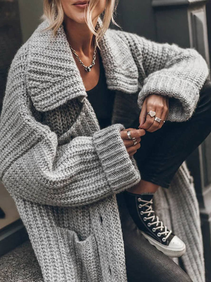 MARCELINE | WOMEN'S LONG CHUNKY KNIT DUSTER CARDIGAN 6