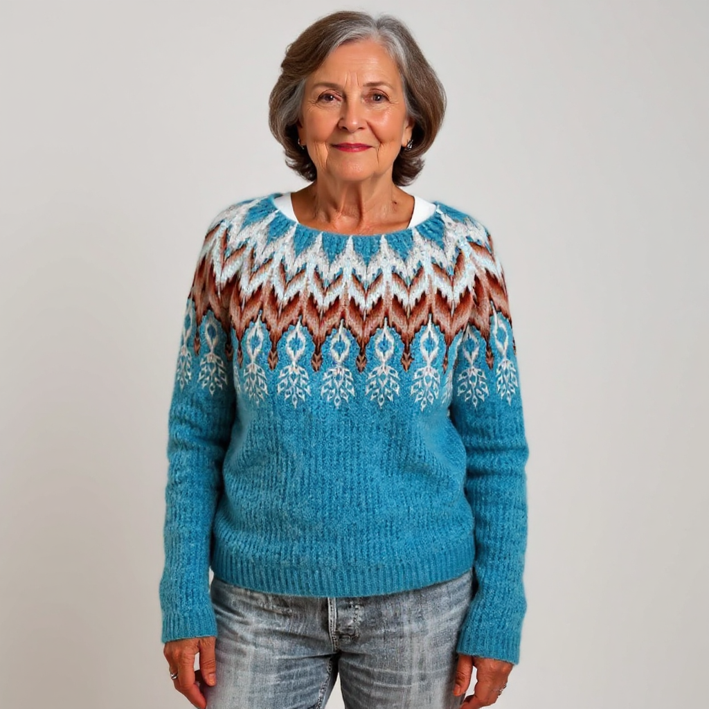 MAREN - FAIR ISLE KNIT SWEATER 2