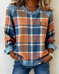 MARGUERITTE | WOMEN'S PULLOVER SWEATER CREW NECK LONG SLEEVE TUNIC