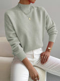 Marilena | Women's Mock Neck Knit Sweater