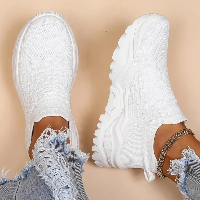 MARIANNE | WOMEN'S SLIP ON SNEAKERS CHUNKY KNIT 1