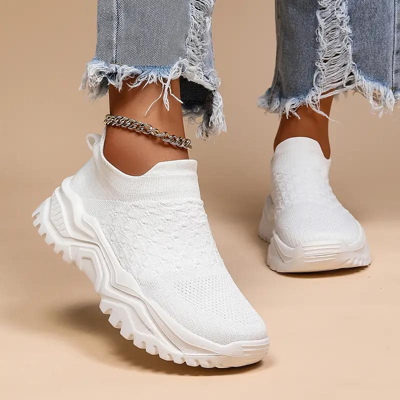 MARIANNE | WOMEN'S SLIP ON SNEAKERS CHUNKY KNIT 5
