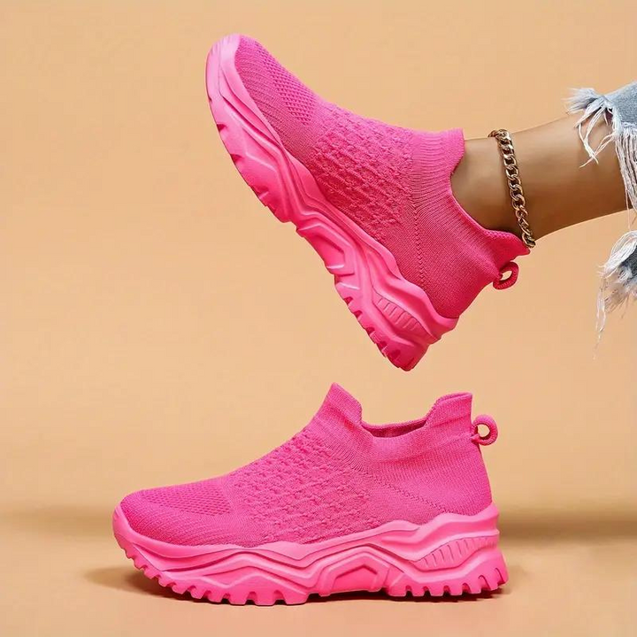 MARIANNE | WOMEN'S SLIP ON SNEAKERS CHUNKY KNIT 7