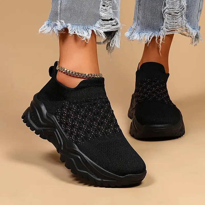 MARIANNE | WOMEN'S SLIP ON SNEAKERS CHUNKY KNIT 8