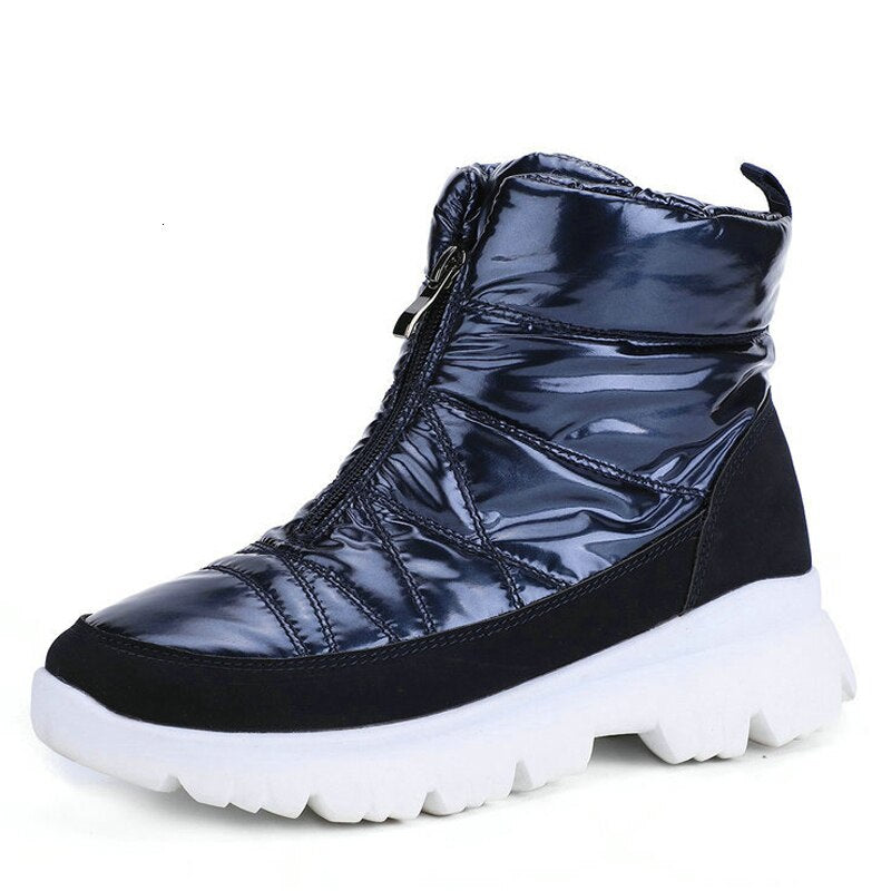 MARIETTE | WOMEN'S SNOW BOOTS PUFFER ZIP UP WATERPROOF 2