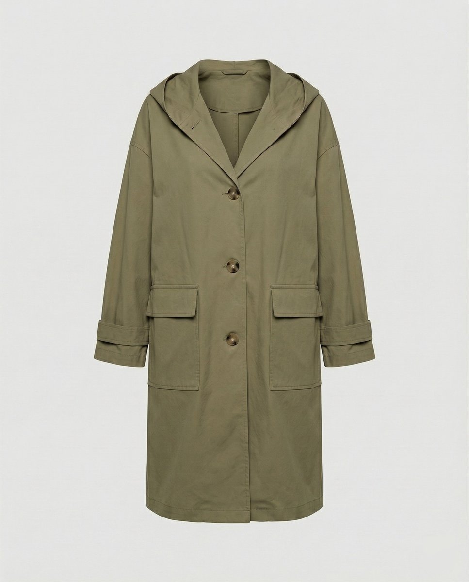 MARLENE - LONG WATERPROOF HOODED COAT 3