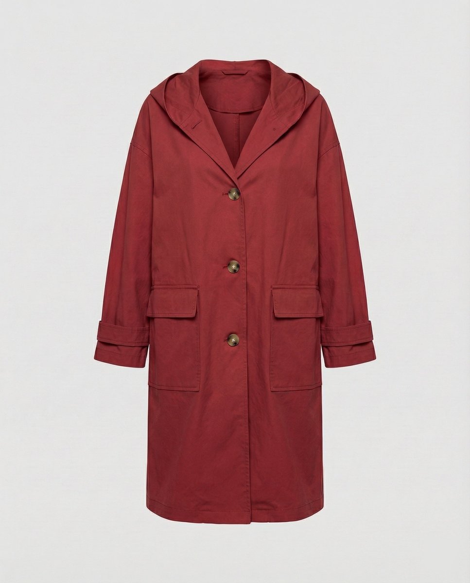 MARLENE - LONG WATERPROOF HOODED COAT 4