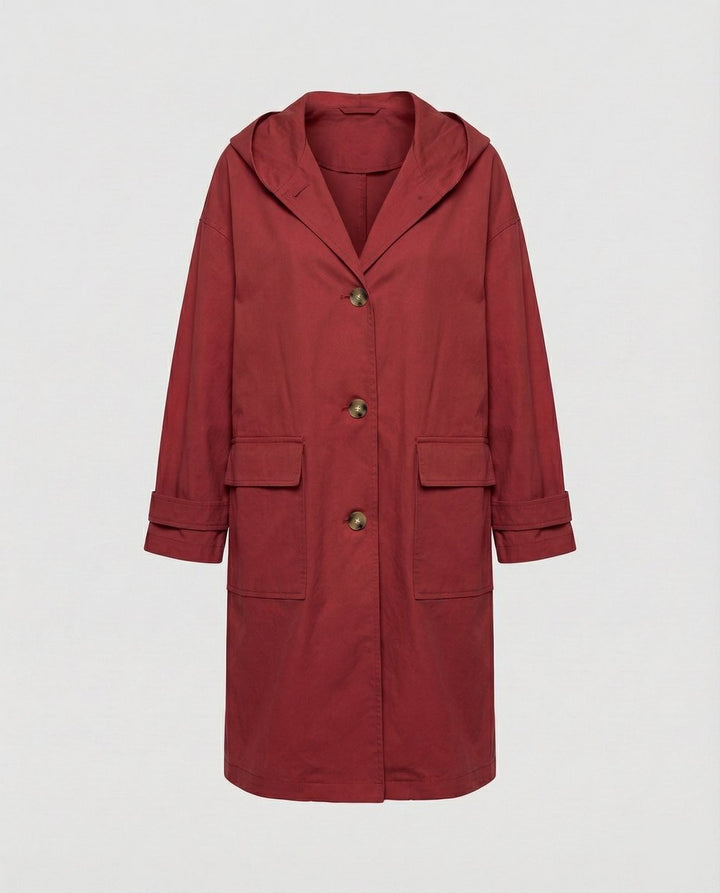 MARLENE - LONG WATERPROOF HOODED COAT 4