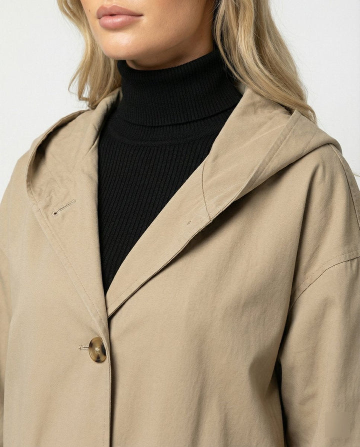MARLENE - LONG WATERPROOF HOODED COAT 5