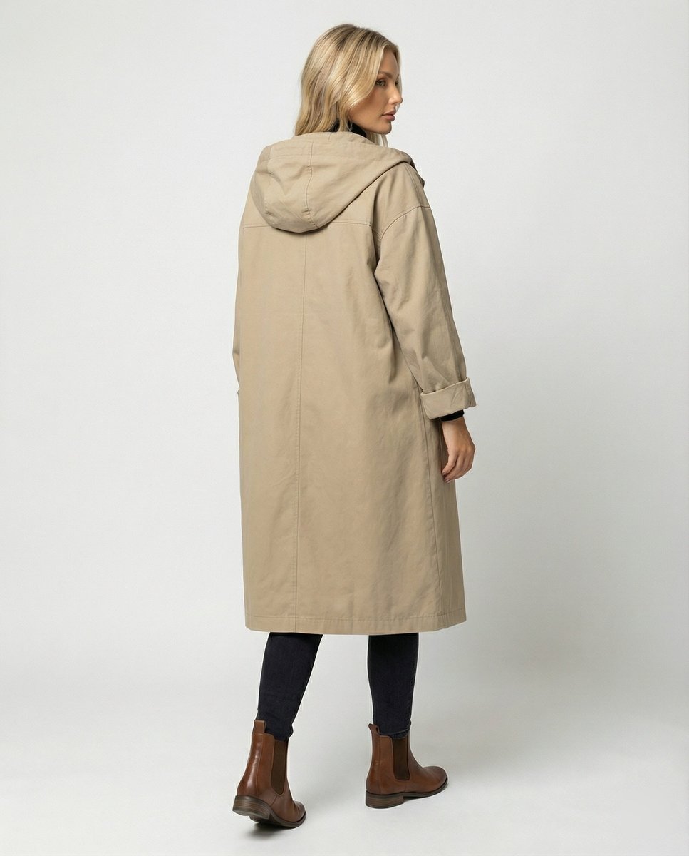 MARLENE - LONG WATERPROOF HOODED COAT 6