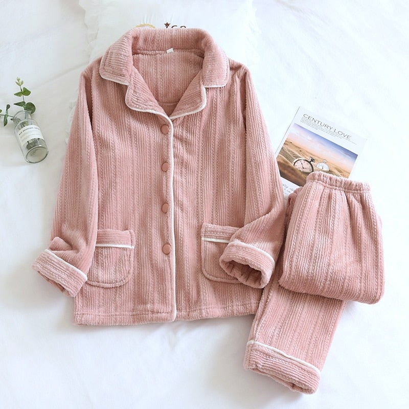 MARLENE | WOMEN'S FLANNEL PAJAMAS SET PLAID 1