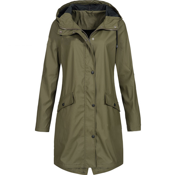 MARTA - LONG HOODED RAIN JACKET 1