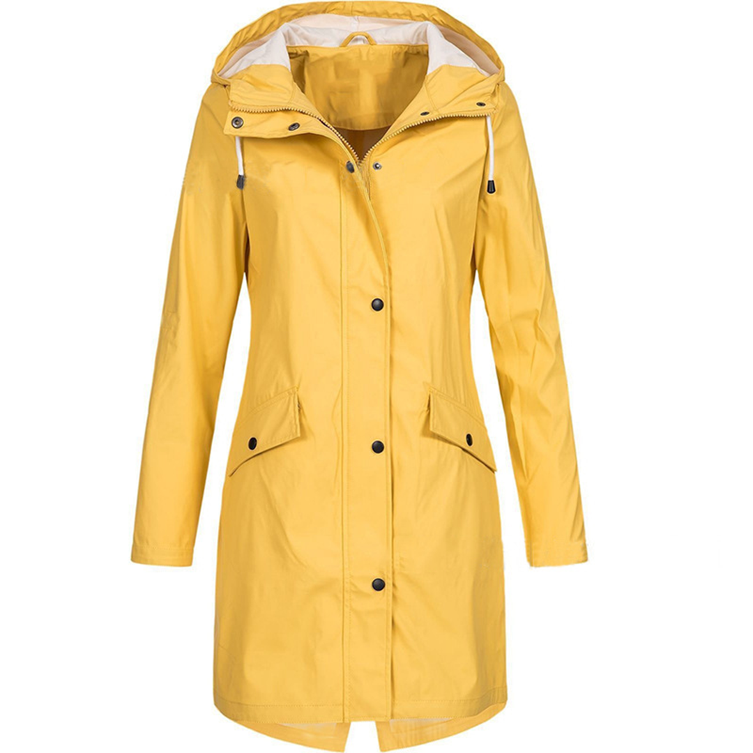 MARTA - LONG HOODED RAIN JACKET 3