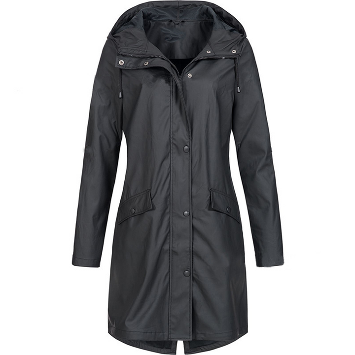 MARTA - LONG HOODED RAIN JACKET 4