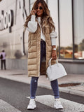 Marthe | Women's Long Hooded Puffer Vest