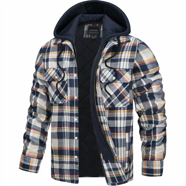 MASON | MEN'S FLANNEL JACKET PLAID SHACKET 1