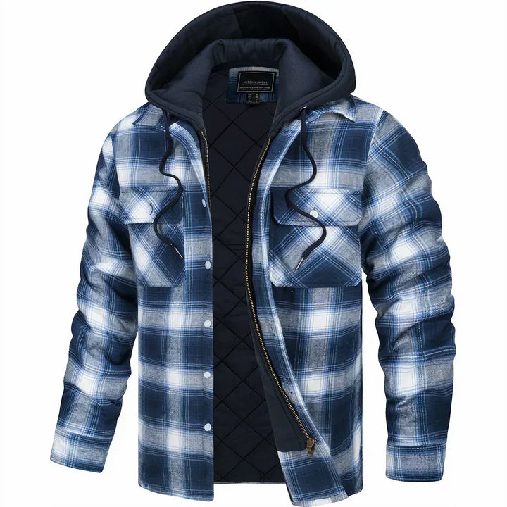 MASON | MEN'S FLANNEL JACKET PLAID SHACKET 2