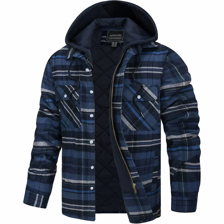 MASON | MEN'S FLANNEL JACKET PLAID SHACKET 3