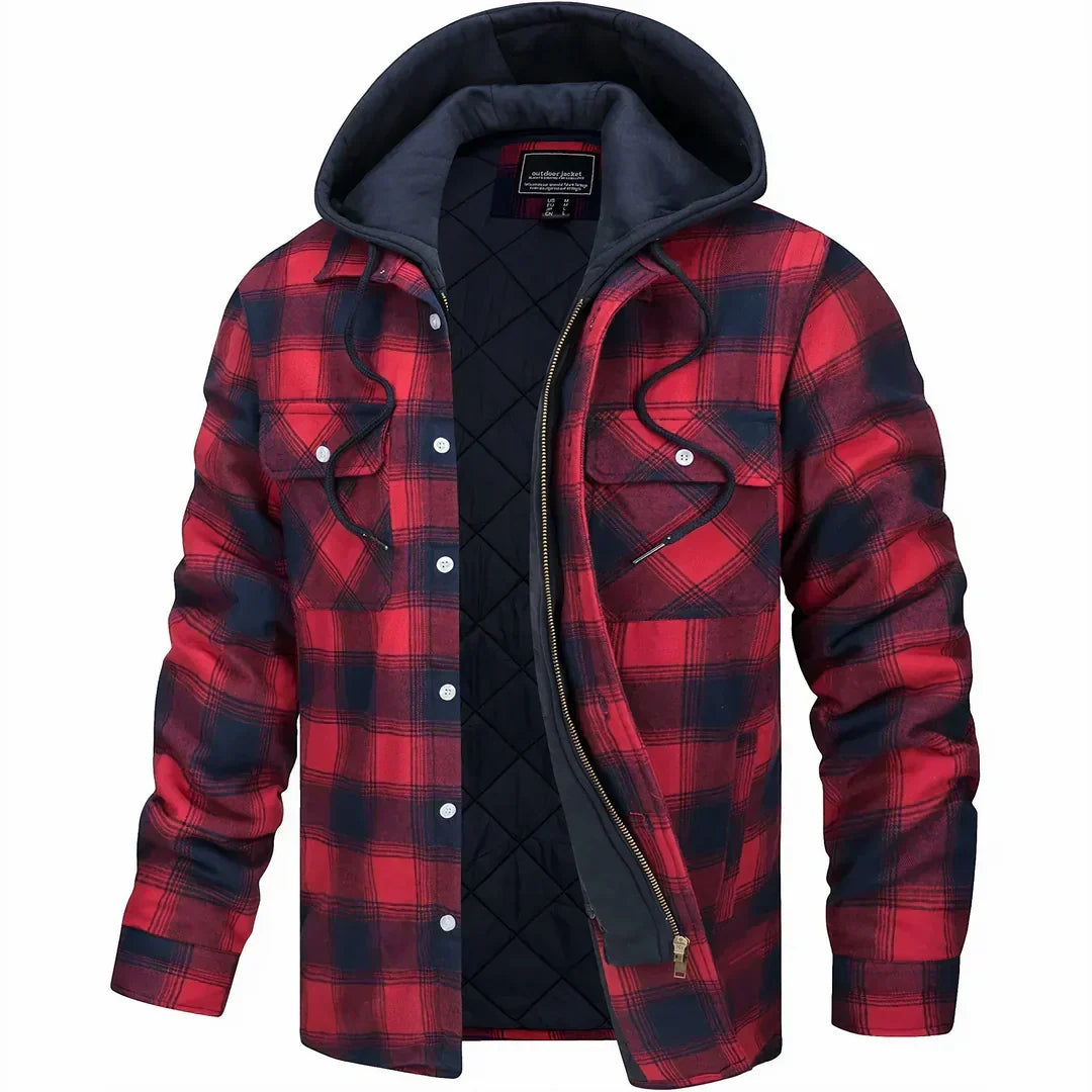 MASON | MEN'S FLANNEL JACKET PLAID SHACKET 5
