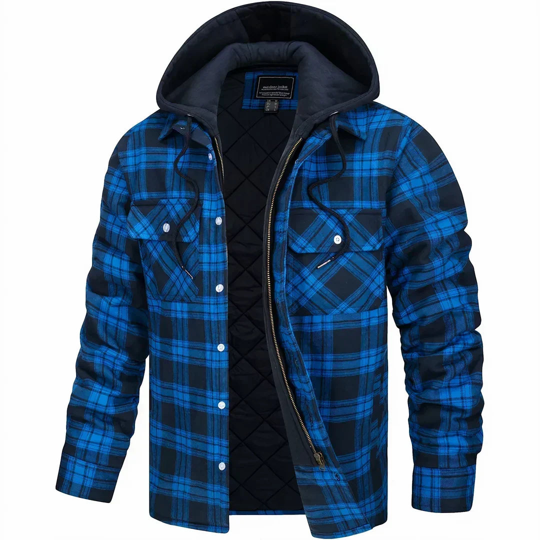 MASON | MEN'S FLANNEL JACKET PLAID SHACKET 7