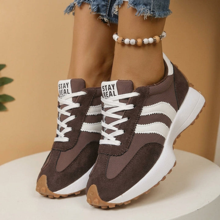 MATHILDE | WOMEN'S RETRO SNEAKERS LACE UP COMFORT 3