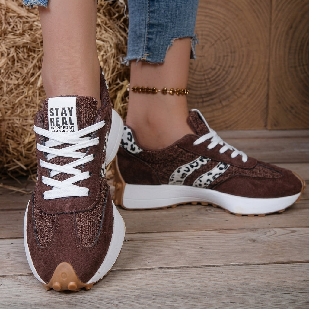 MATHILDE | WOMEN'S RETRO SNEAKERS LACE UP COMFORT 7
