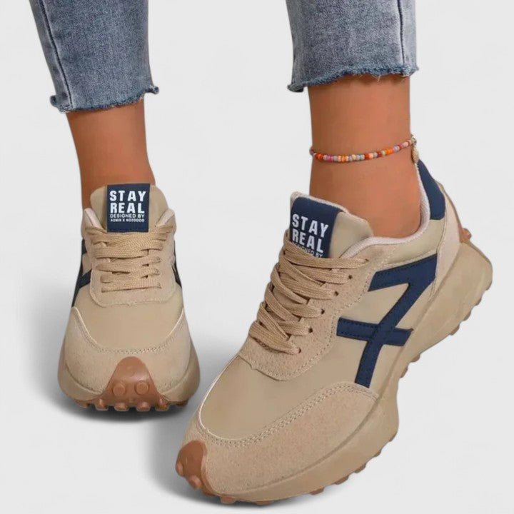MAUD | WOMEN'S RETRO SNEAKERS PLATFORM LACE UP 2