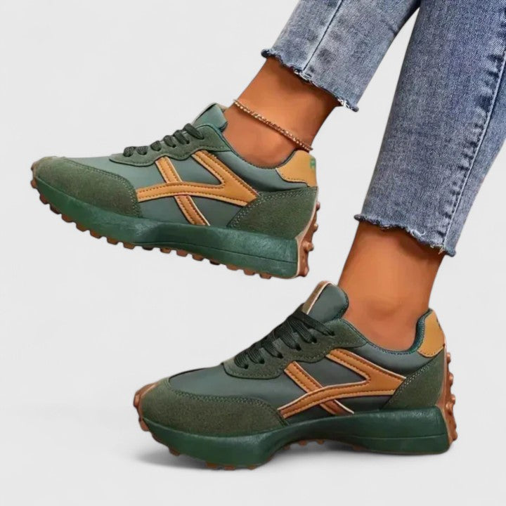 MAUD | WOMEN'S RETRO SNEAKERS PLATFORM LACE UP 3