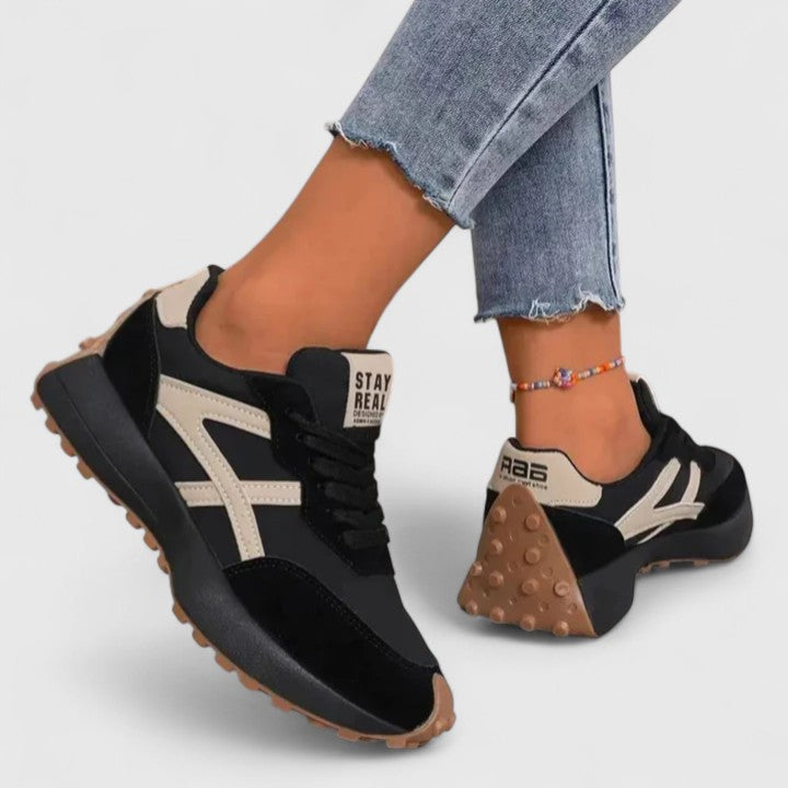 MAUD | WOMEN'S RETRO SNEAKERS PLATFORM LACE UP 4
