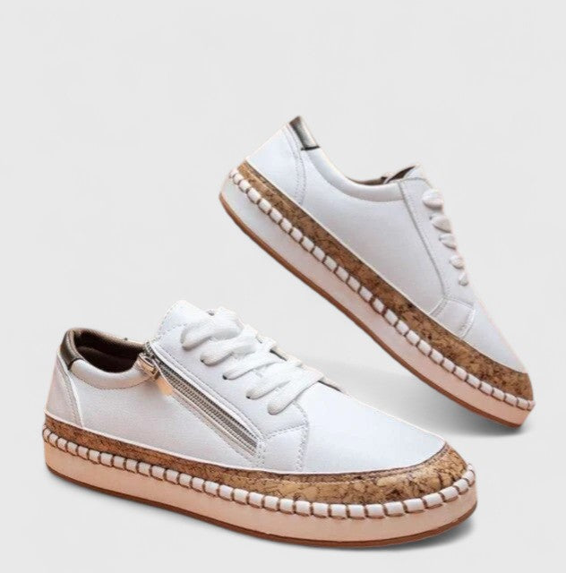 MELISANDE | WOMEN'S FLORAL SNEAKERS ESPADRILLE LACE UP 4