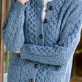 Melusine | Women's Cable Knit Cardigan Sweater