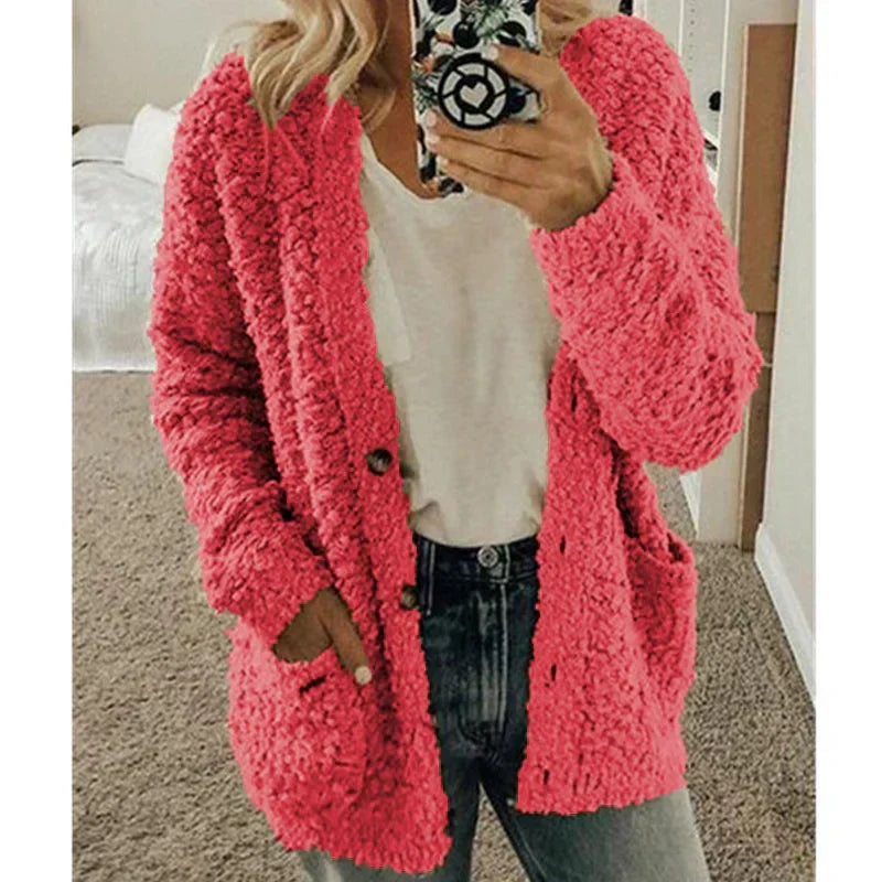 MYLENE | WOMEN'S CHUNKY CARDIGAN LONG OVERSIZED KNIT SWEATER 2