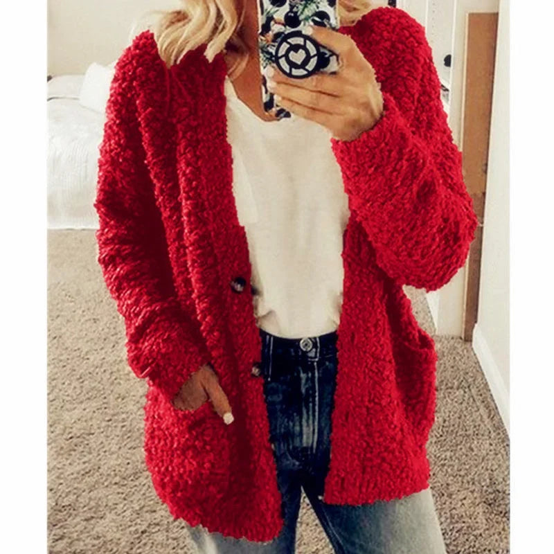 MYLENE | WOMEN'S CHUNKY CARDIGAN LONG OVERSIZED KNIT SWEATER 3